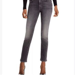 MOTHER The Mid Rise Dazzler Ankle Jeans in The Night is Watching